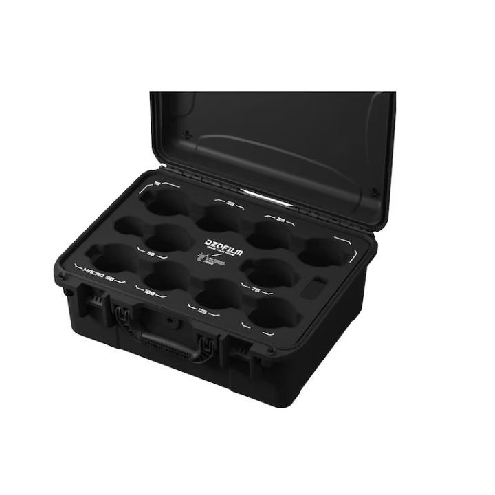 DZOFilm DZO-CaseV10 - Hard Case for Vespid Prime 10-Lens Kit (16/21/25/35/40/50/75/100/125/Macro 90)
