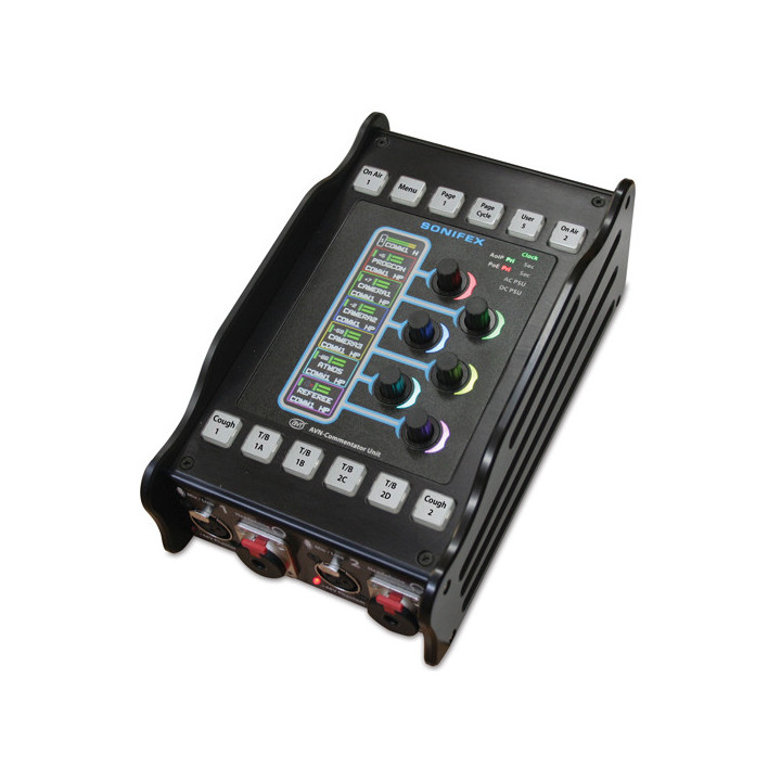 Sonifex AVN-CU2X - 2 Mic/Line Input Commentator Unit, Dante