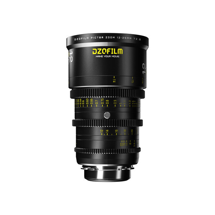 DZOFilm DZO-7220004B - Pictor Zoom 12-25 T2.8 Black for PL/EF Mount (S35)