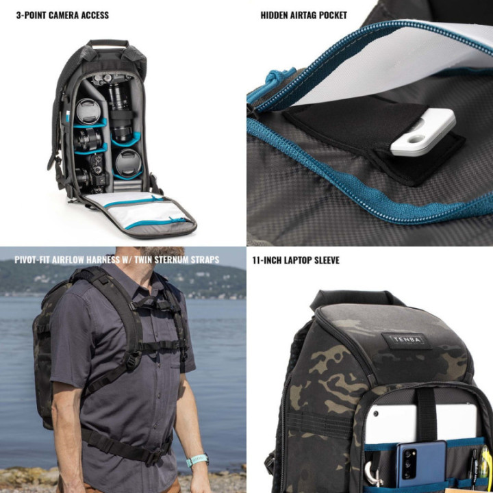 Tenba TE637753 - Axis V2 Backpack (MultiCam Black, 16L)