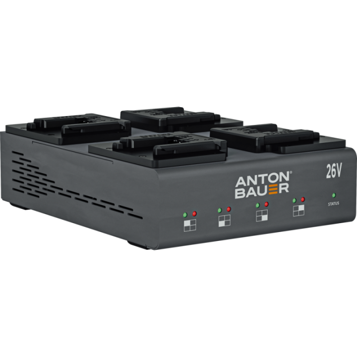 Anton-Bauer 8475-0148 - Dionic 26V LP4 Quad B Mount Plus Charger