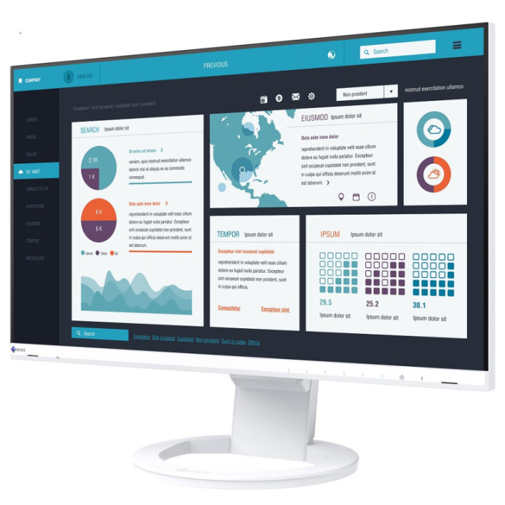 EIZO EV2490 - Swiss Edition - 23,8" FlexScan Monitor 1920 x 1080 (16:9), Black