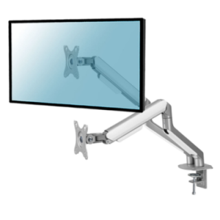 Kimex 015-2602 - Full Motion Desktop Support for 2 PC screens 17"-32" Gray