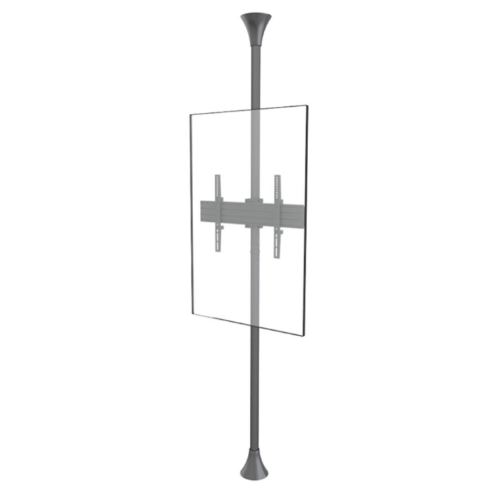 Kimex 032-2001K3 - Tiltable Floor-to-Ceiling Mount for 55" - 75" Portrait TV Screens