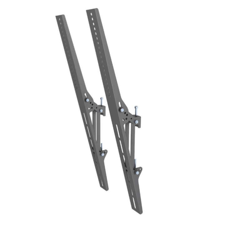 Kimex 032-2001K3 - Tiltable Floor-to-Ceiling Mount for 55" - 75" Portrait TV Screens