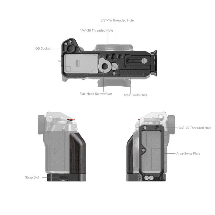 SmallRig 4137 - L-Bracket for FUJIFILM X-T5