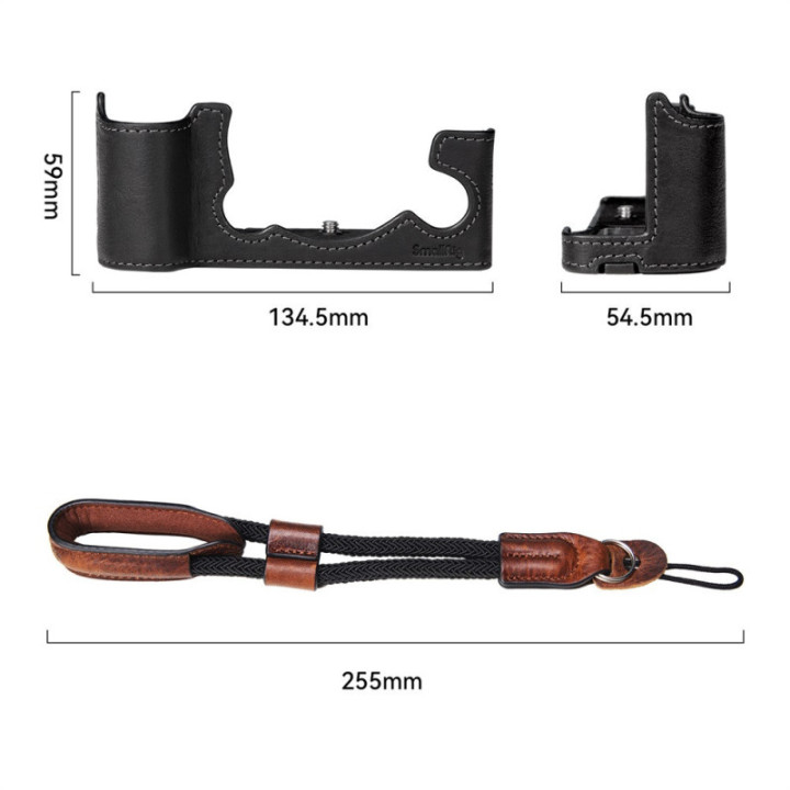 SmallRig 3927 - Half Case / Wrist Strap Kit for FUJIFILM X-T5