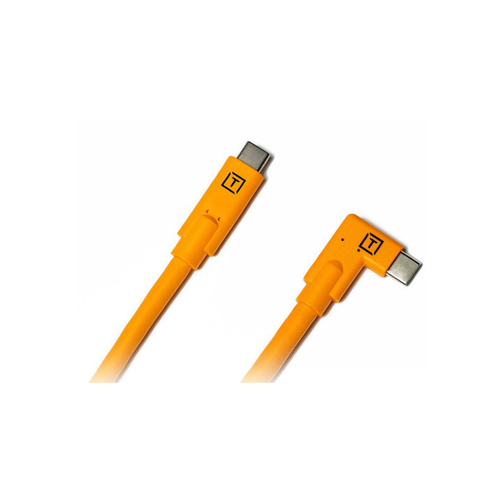 Tether Tools CUC15RT-ORG - TetherPro USB-C /USB-C 4,6 m, EU Version, Orange
