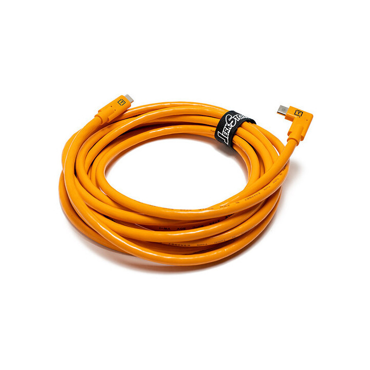 Tether Tools CUC15RT-ORG - TetherPro USB-C /USB-C 4,6 m, EU Version, Orange