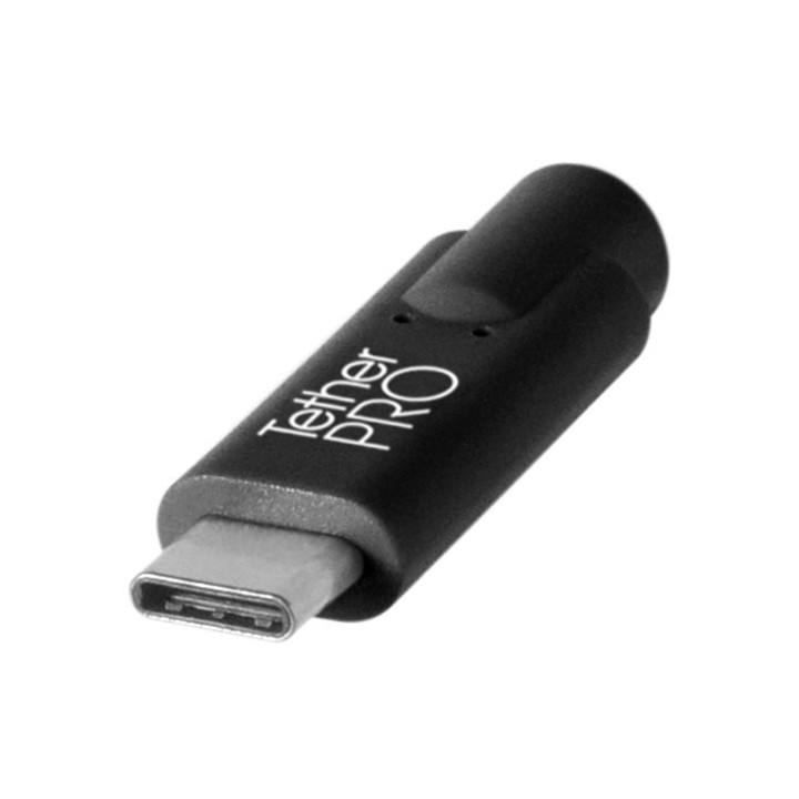 Tether Tools CUC3215-BLK - TetherPro, USB-C 3.1 Cable, USB-C / 3.0 A, 4.6 m, Black