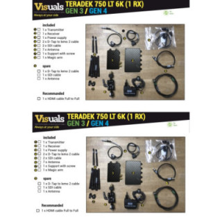 Teradek 10-2260 - Bolt 6 LT 750 TX/RX