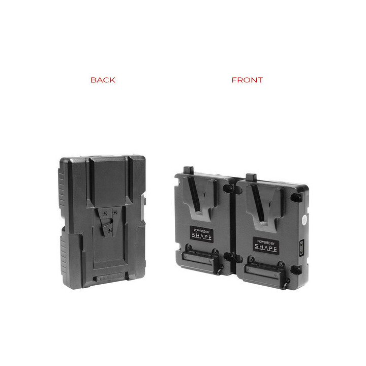 Shape DVHMP - Dual V-Mount Hot Swap Mini Battery Plate
