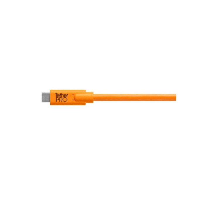 Tether Tools CUC3315-org - TetherPro, USB-C 3.1 Cable, USB-C / USB-C, 4.6 m, Orange