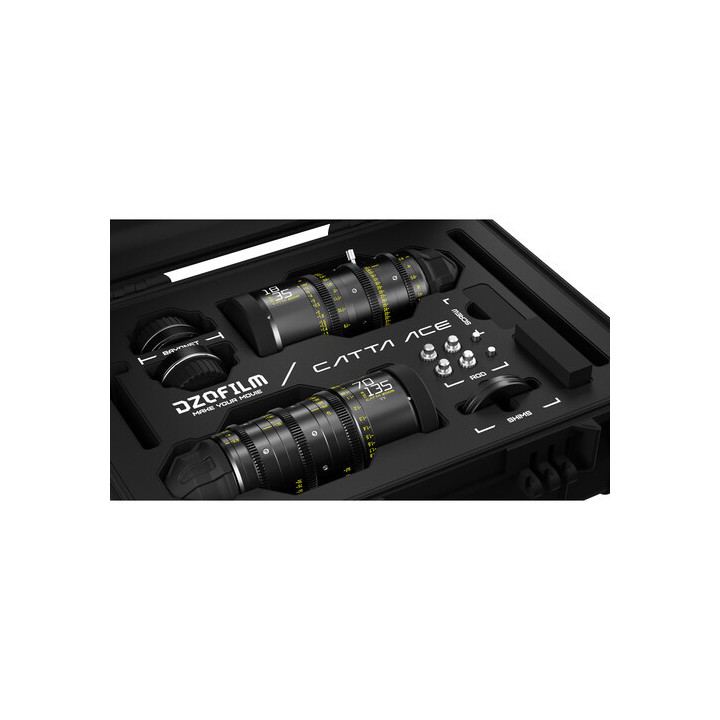 DZOFilm DZO-FFCattaA2-BUNDLE - Catta Ace Zoom 2-Lens Kit Black A2