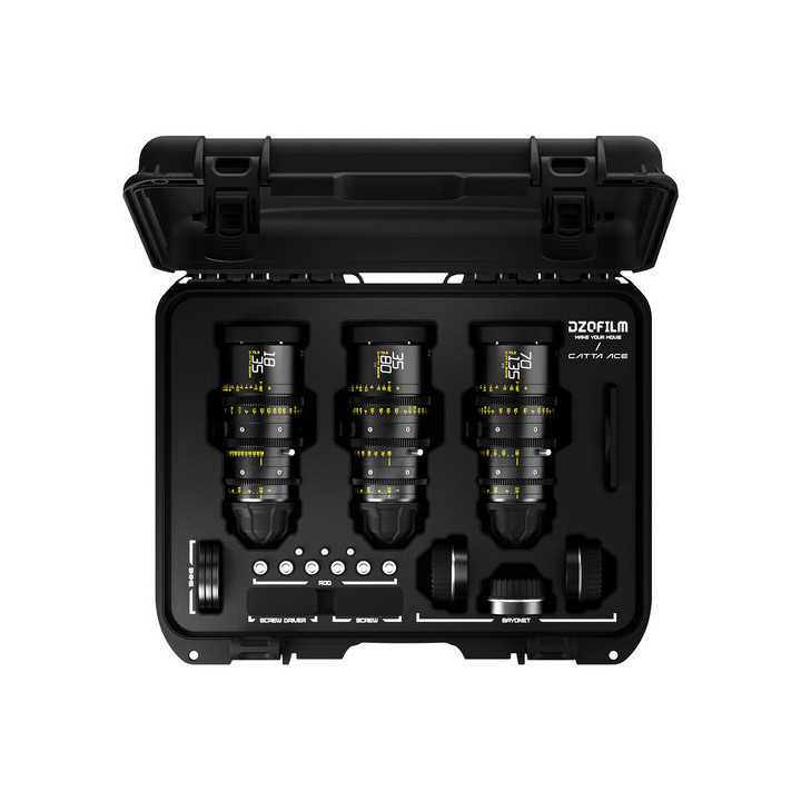 DZOFilm DZO-FFCattaA3-BUNDLE - Catta Ace Zoom 2-Lens Kit Black A3
