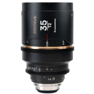 Laowa VE3520PLEFAM - Laowa Proteus 2X Anamorphic 35mm T2 - Amber (Meters) - Arri PL/Canon EF