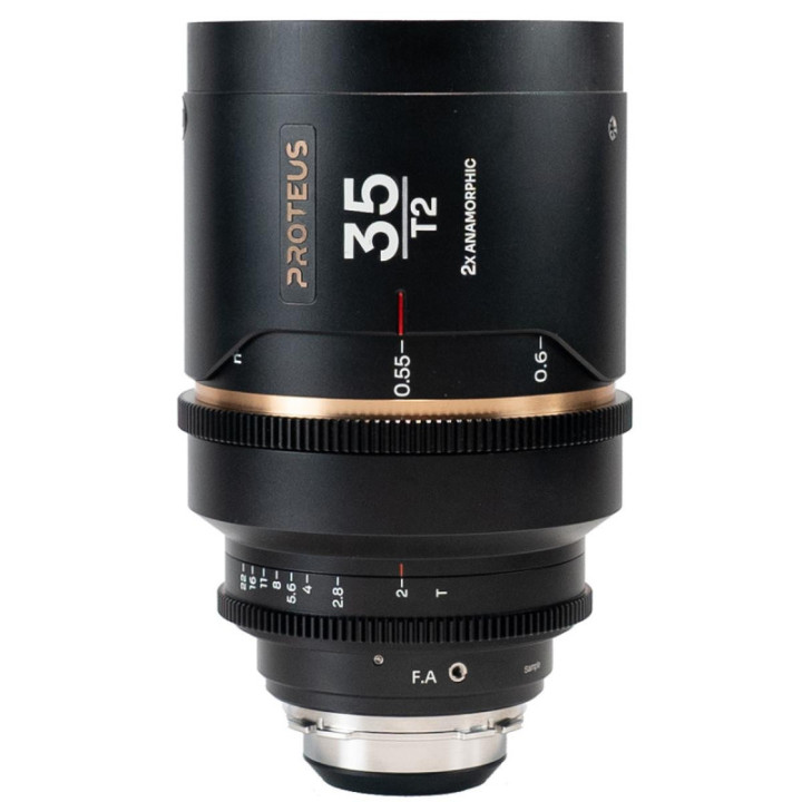 Laowa VE3520PLEFAM - Laowa Proteus 2X Anamorphic 35mm T2 - Amber (Meters) - Arri PL/Canon EF