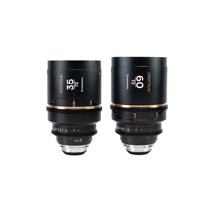 Laowa VE3560PLEFSM - Proteus 2X Anamorphic 2-Lens Bundle (35mm, 60mm) - Silver (Meters) - Arri PL/Canon EF