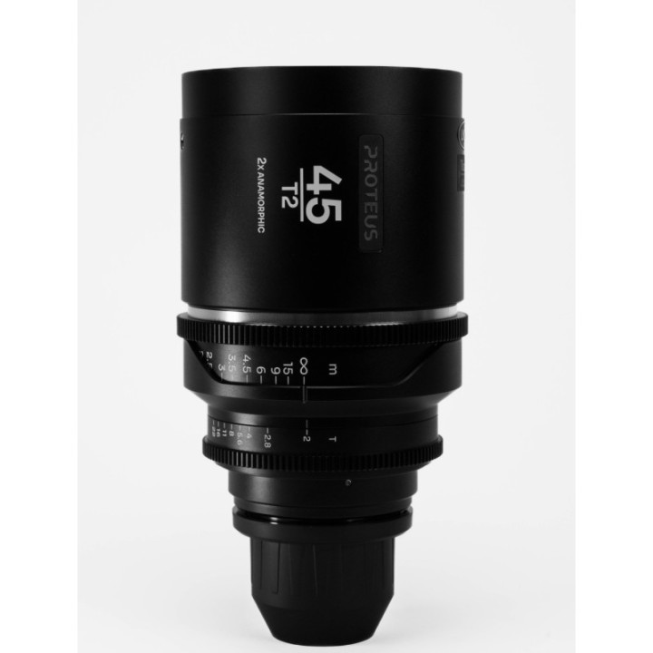 Laowa VE4520PLEFSM - Proteus 2X Anamorphic 45mm T2 - Silver (Meters) - Arri PL/Canon EF