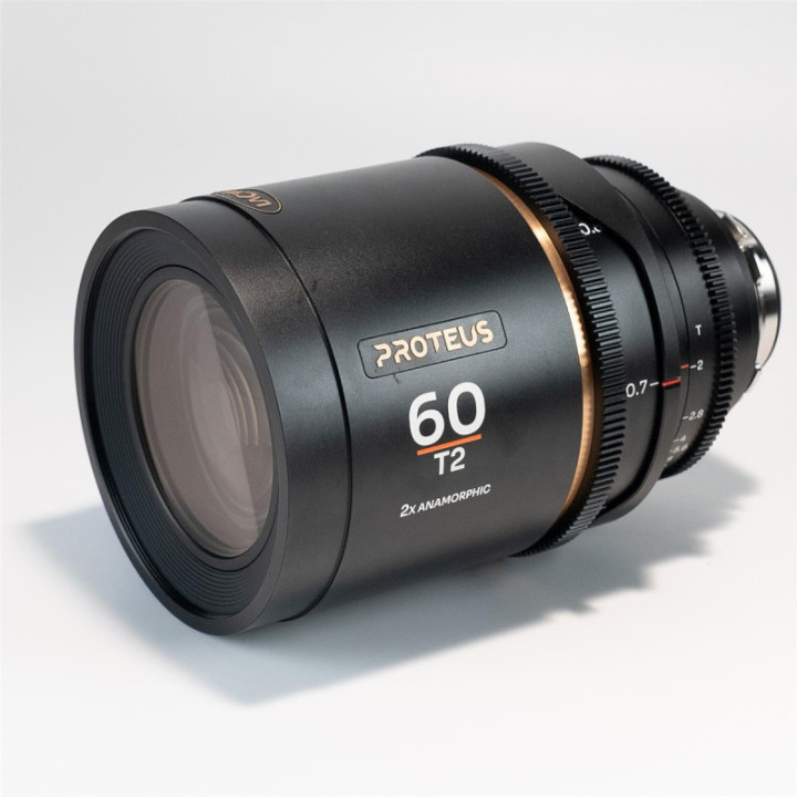 Laowa VE6020PLEFAM - Proteus 2X Anamorphic 60mm T2 - Amber (Meters) - Arri PL/Canon EF
