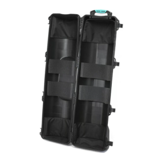 HPRC HPRC6400WTRIBLB - Wheeled Hard Resin Case with Tripod Holder Kit (Black)