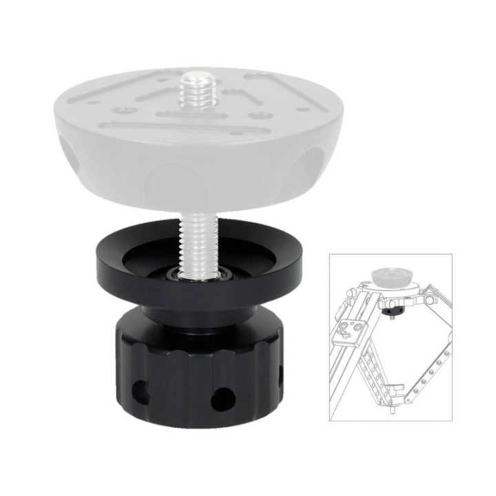 MRMC AF-35-Z1-M10 - Slidekamera Half Ball Short Locking Handle for (75/100mm M10")