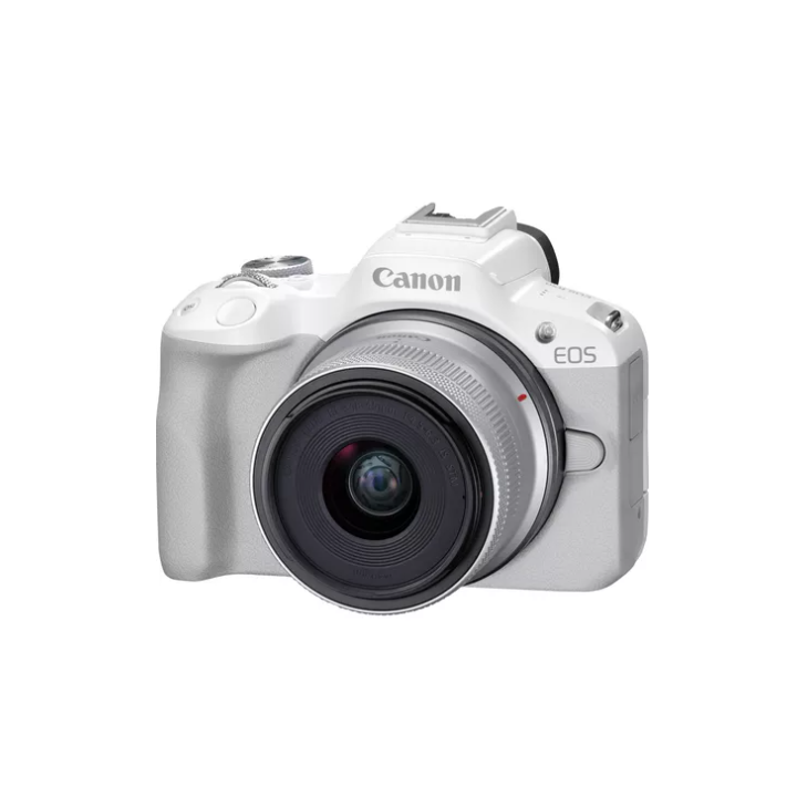 Canon 5812C013 - EOS-R50 + RF-S 18-45mm White