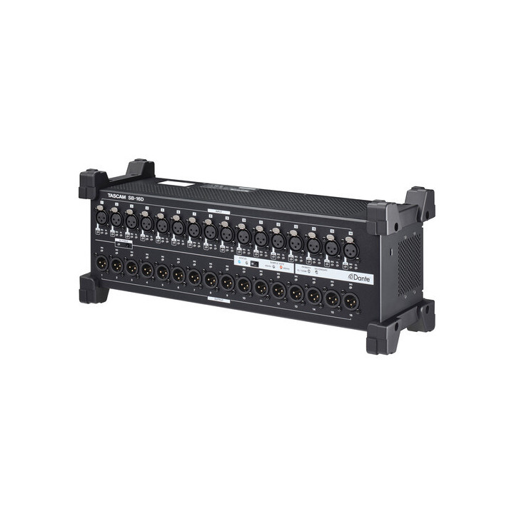 Tascam SB-16D - 16x16 Dante Stage Box and Audio Interface