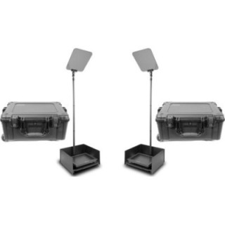 Prompter People PRO-SP15PHBKIT-CARB - PP-Stage Pro 15" Pair High Bright KIT