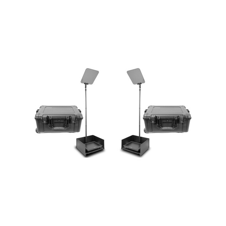 Prompter People PRO-SP15PHBKIT-CARB - PP-Stage Pro 15" Pair High Bright KIT