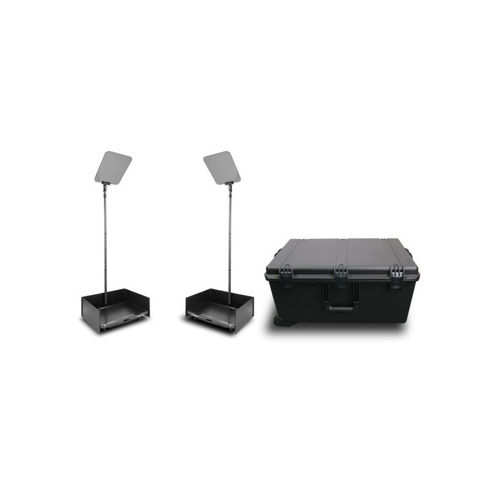Prompter People PRO-SP24PKIT-CARB - PP-Stage Pro 24" Pair KIT