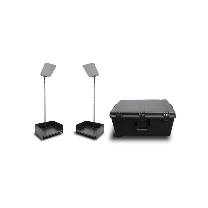 Prompter People PRO-SP24PHBKIT-CARB - PP-Stage Pro 24" Pair High Bright KIT