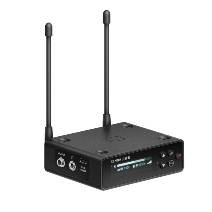 Sennheiser EW-DP EK (Q1-6) - Digital Wireless Lavalier Set with Wireless Receiver (Q1-6: 470.2 - 526 MHz)