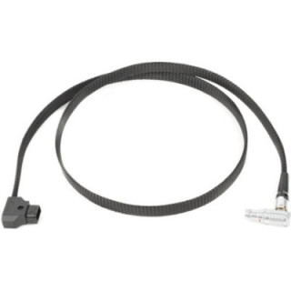Wooden Camera WC-208800-RIGHTANGLE - D-Tap Braided Flexible Power Cable to RED DSMC1/DSMC2 (36")