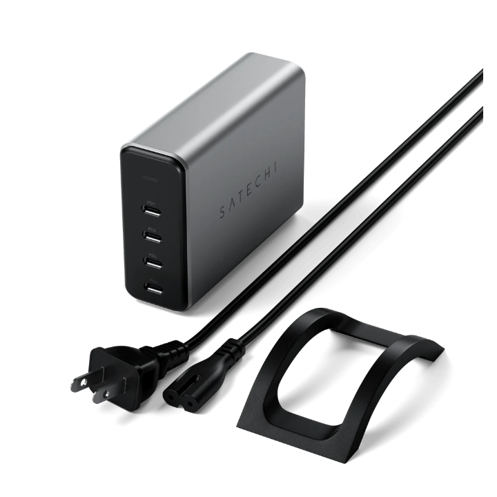 LMP TM165WG - USB-C GaN charging station 165W, Black