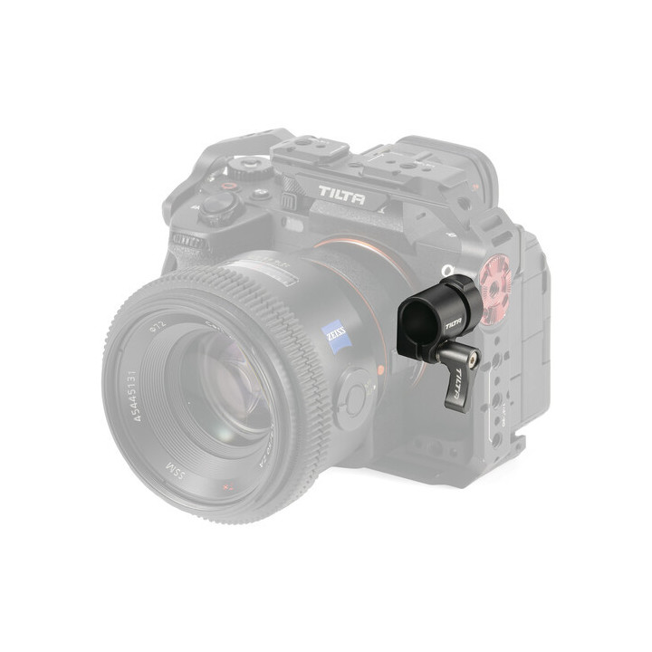 Tilta TA-15RH-1420F-B - 15mm Rod Holder to 1/4"-20 Adapter (Front Mounted) - Black