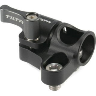 Tilta TA-15RH-D1420-B - 15mm Rod Holder to Dual 1/4"-20 Adapter - Black