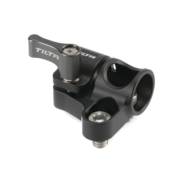 Tilta TA-15RH-D1420-B - 15mm Rod Holder to Dual 1/4"-20 Adapter - Black
