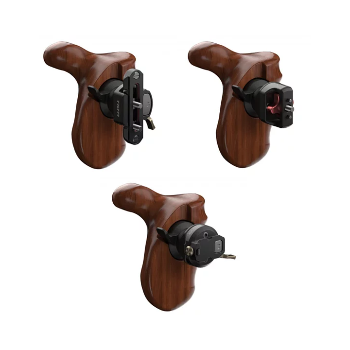 Tilta TA-AWH11-L-B - Tiltaing Advanced Left Side Wooden Handle Type XI - Black