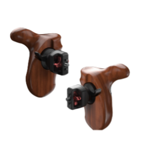 Tilta TA-AWH11-P-B - Tiltaing Advanced Side Wooden Handle Type XI - Black (One Pair)