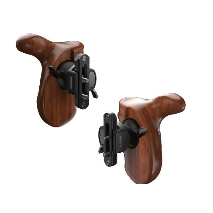 Tilta TA-AWH8-P-B - Tiltaing Advanced Side Wooden Handle Type VIII - Black (One Pair)