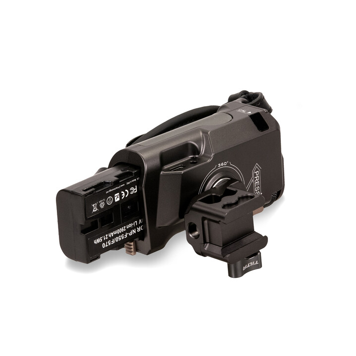 Tilta TA-LFH6-57-G - Tiltaing Left Side Advanced Focus Handle (F570 Battery) Type VI - Tilta Gray