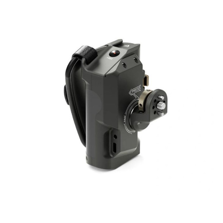 Tilta TA-LRH2-57-G - Tiltaing Left Side Advanced Power Handle with Run/Stop Type II (F570 Battery) - Tilta Gray