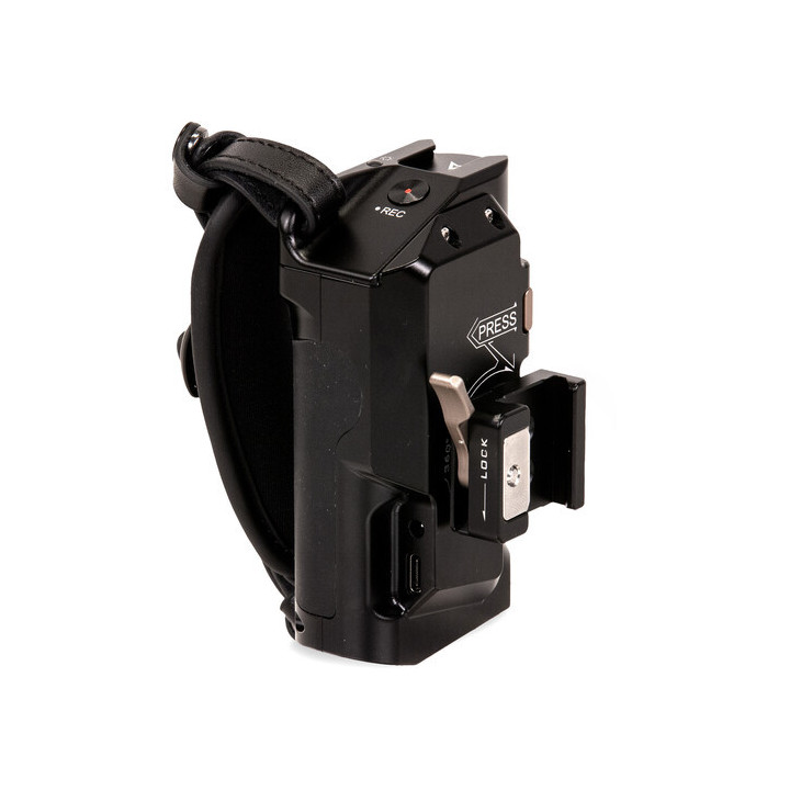 Tilta TA-LRH4-57-B - Tiltaing Left Side Advanced Power Handle with Run/Stop (F570 Battery) - Black