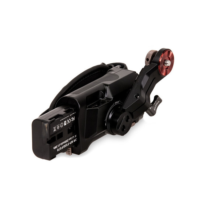 Tilta TA-LRH5-57-B - Tiltaing Left Side Advanced Power Handle with Run/Stop (F570 Battery) - Black