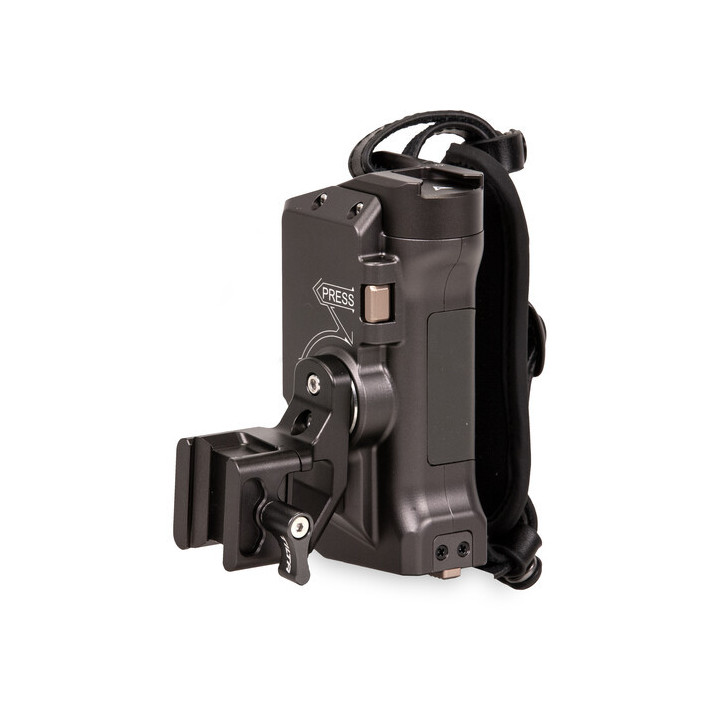 Tilta TA-LRH6-57-G - Tiltaing Left Side Advanced Power Handle with Run/Stop (F570 Battery) - Tilta Gray