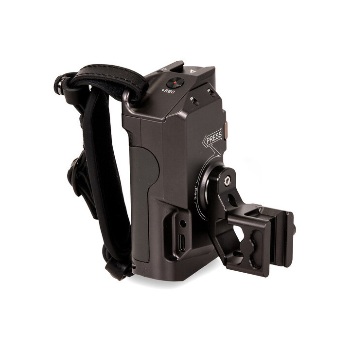 Tilta TA-LRH6-57-G - Tiltaing Left Side Advanced Power Handle with Run/Stop (F570 Battery) - Tilta Gray