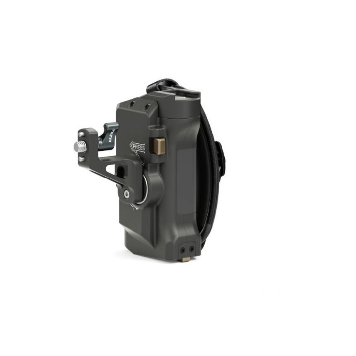 Tilta TA-LRH7-57-G - Tiltaing Left Side Advanced Power Handle with Run/Stop Type VII (F570 Battery) - Tilta Gray
