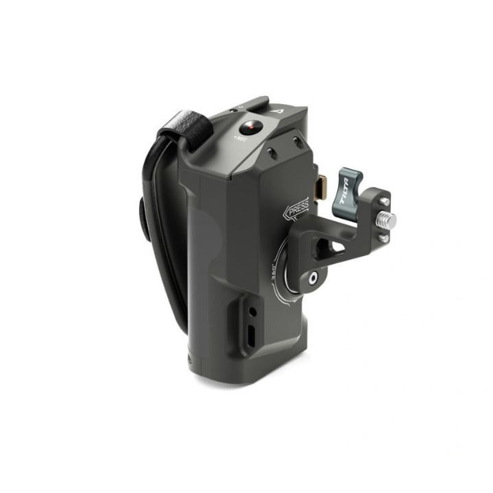 Tilta TA-LRH7-57-G - Tiltaing Left Side Advanced Power Handle with Run/Stop Type VII (F570 Battery) - Tilta Gray
