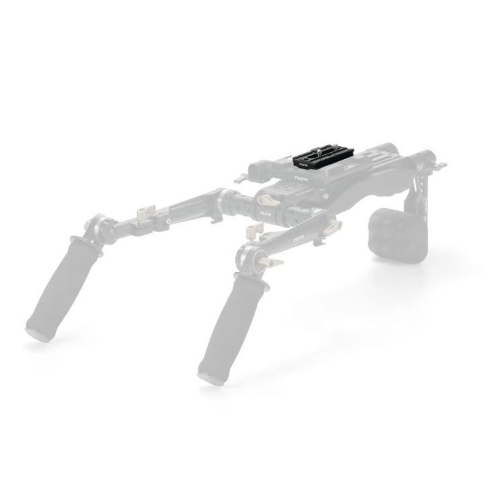 Tilta TA-LSR-DQRP-B - ARCA Manfrotto Dual Quick Release Plate for Lightweight Shoulder Rig - Black